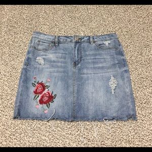 Super cool Jean skirt!